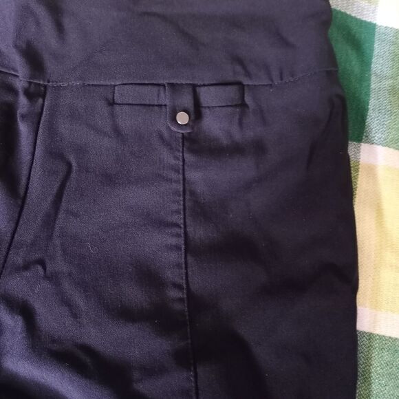 Style & Co PM Black Pull On Stretch Ankle High Waist Dress Business Pants - Picture 3 of 8